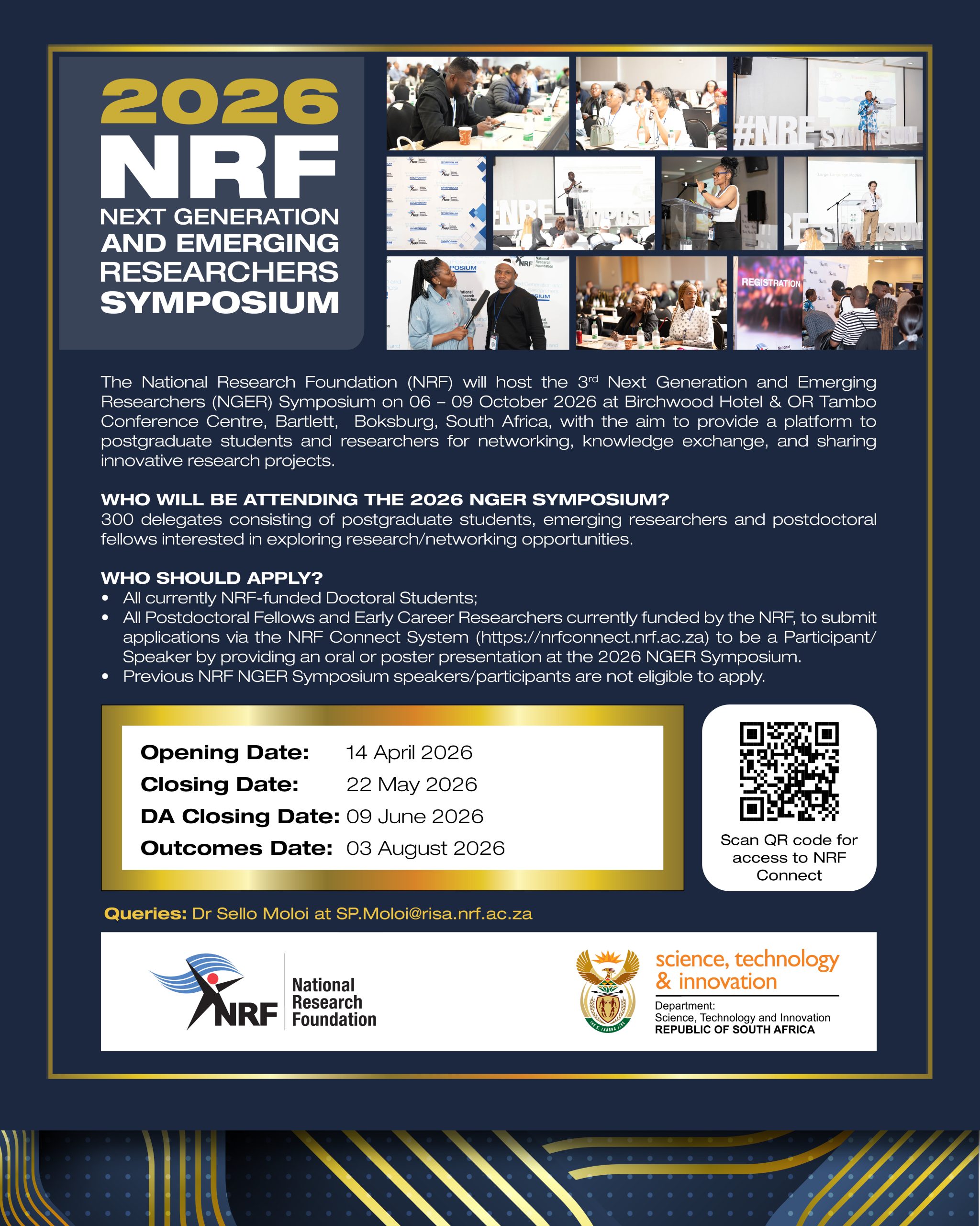 The 2026 NRF Next Generation and Emerging Researchers Symposium ...