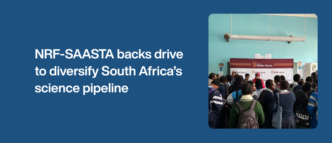 NRF-SAASTA backs drive to diversify South Africa’s science pipeline